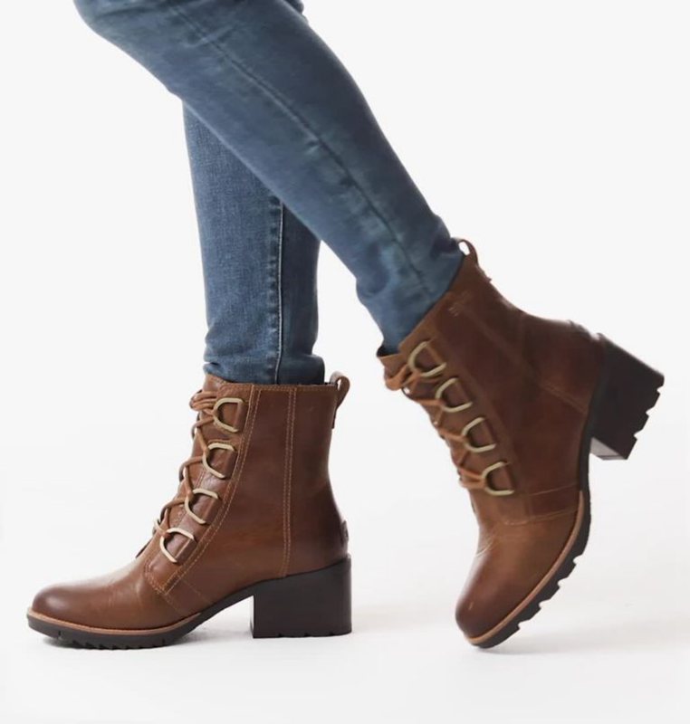 Sorel Dam Stövlar Brun - Cate™ Lace Mid - FVL-873269